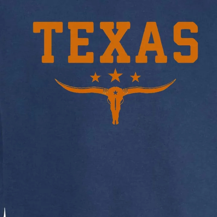 Distressed Texas Apparel Garment-Dyed Sweatshirt