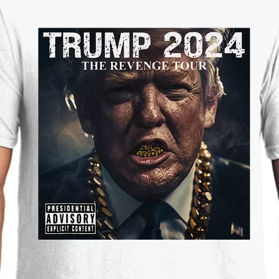 Donald Trump Album Cover Ultra Maga Trump Revenge 2024 Pajama Set