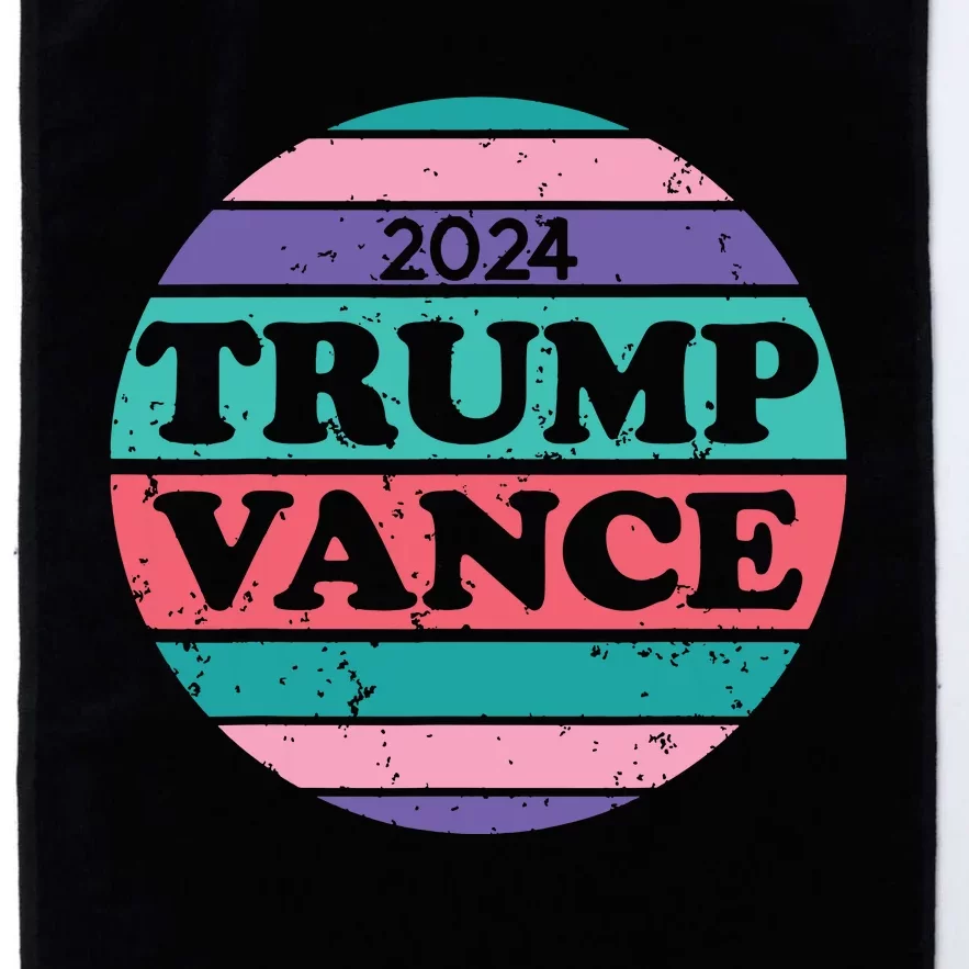 Donald Trump And Jd Vance Election 2024 Platinum Collection Golf Towel