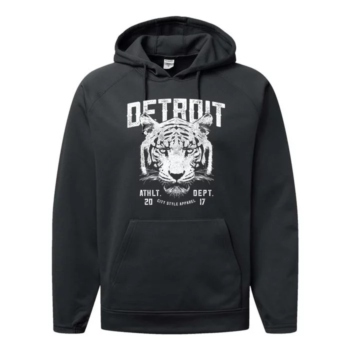 Detroit Tiger Athletic Department Apparel For Men Women Gift Performance Fleece Hoodie