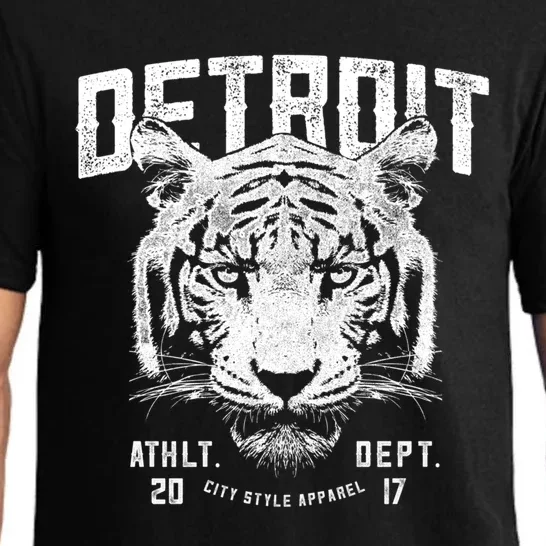 Detroit Tiger Athletic Department Apparel For Men Women Gift Pajama Set