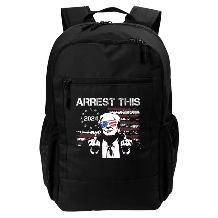 Donald Trump Arrest This Fingers 2024 Election Pro Trump Daily Commute Backpack