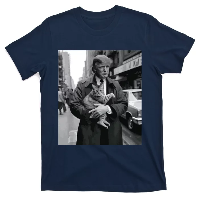 Donald Trump And Cat In Nyc T-Shirt