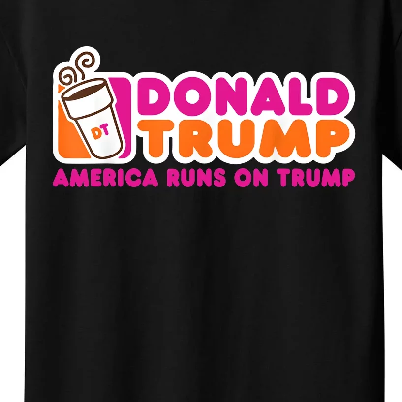 Donald Trump America Runs On Trump Kids T-Shirt