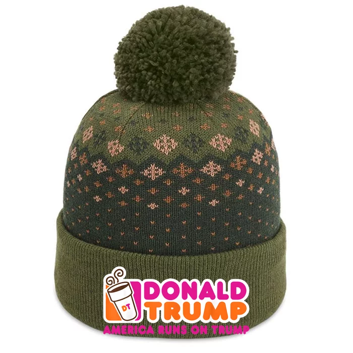 Donald Trump America Runs On Trump The Baniff Cuffed Pom Beanie