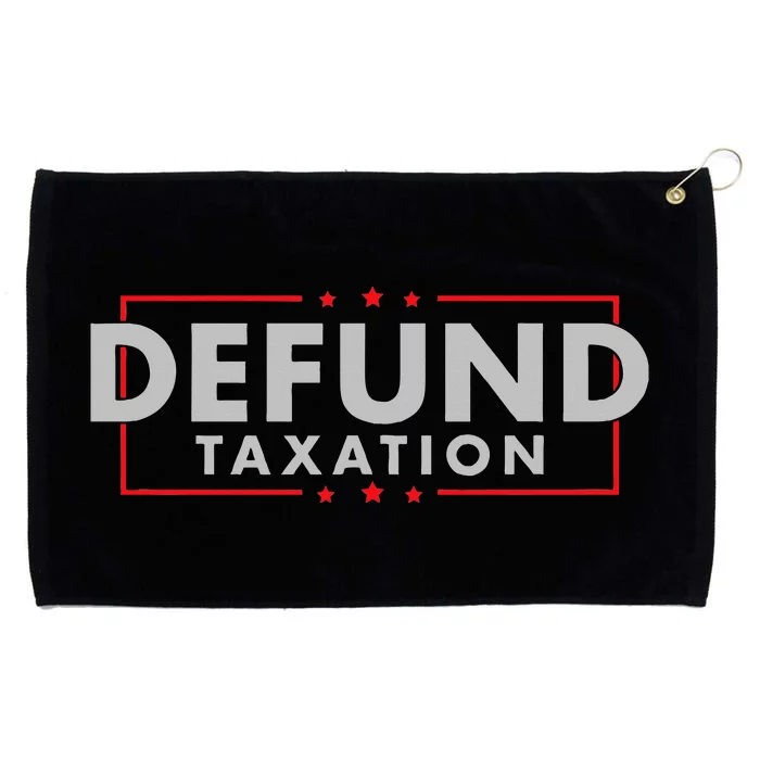 Defund Taxation Anti Government Anti Irs Taxes Grommeted Golf Towel