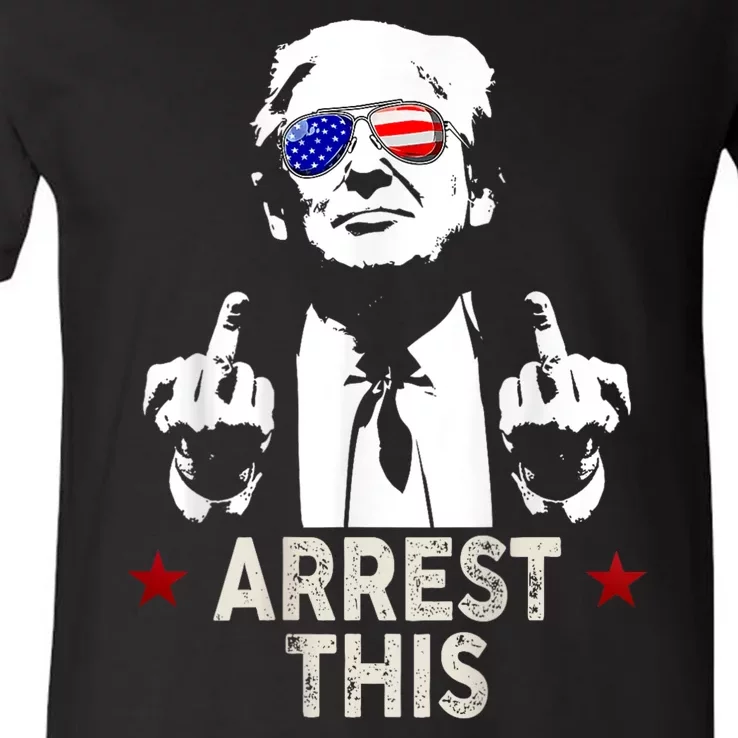 Donald Trump Arrest This Funny 2024 Election V-Neck T-Shirt