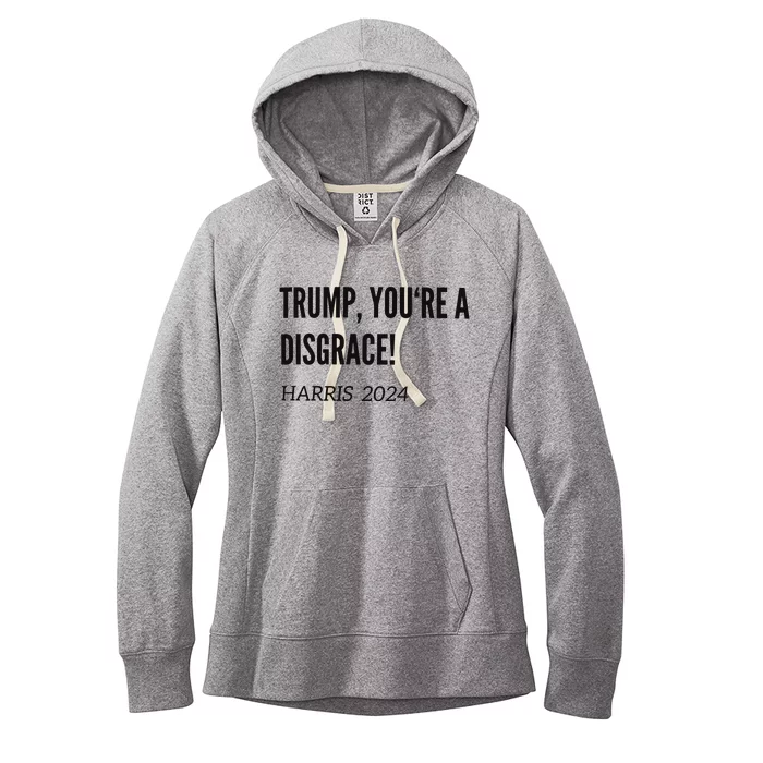 Debate Trump A Disgrace Kamala Harris Women's Fleece Hoodie