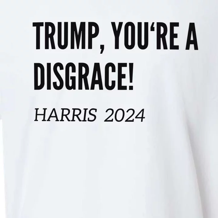 Debate Trump A Disgrace Kamala Harris Sueded Cloud Jersey T-Shirt