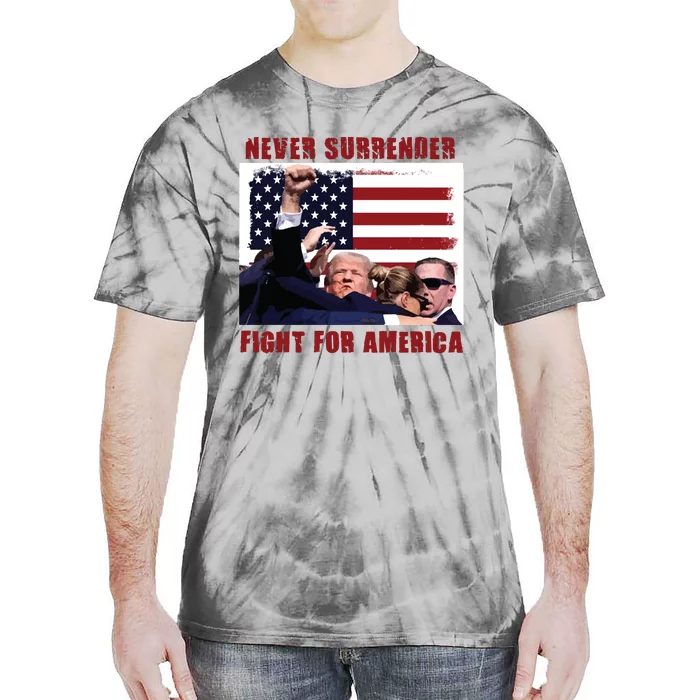 Donald Trump Assassination Tie-Dye T-Shirt