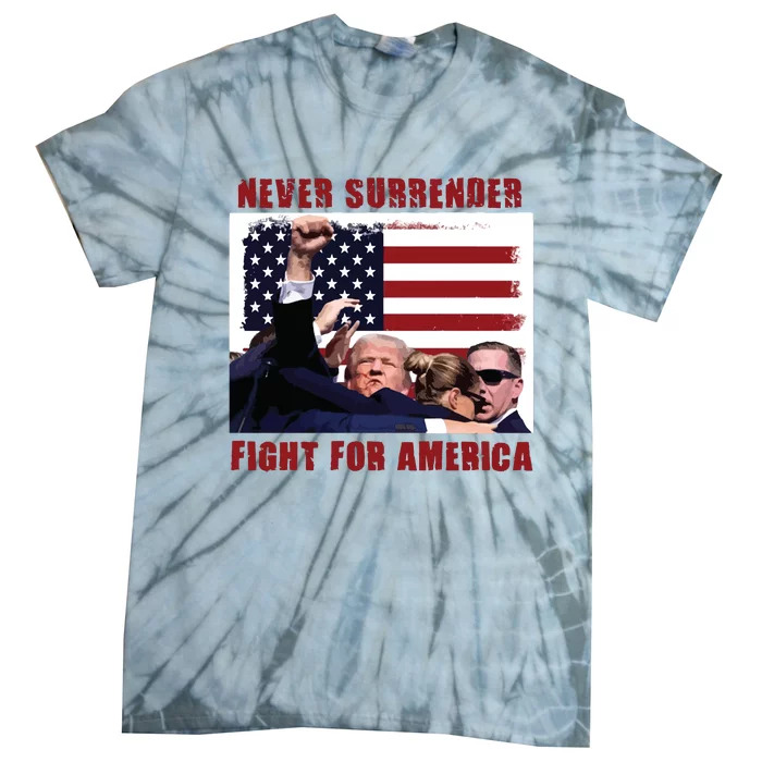 Donald Trump Assassination Tie-Dye T-Shirt