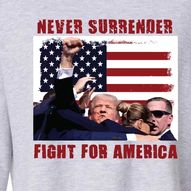 Donald Trump Assassination Cropped Pullover Crew