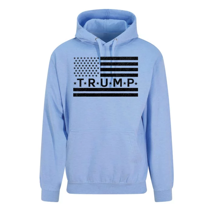 Donald Trump American Flag Unisex Surf Hoodie