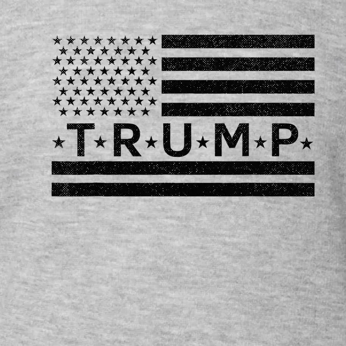 Donald Trump American Flag Toddler Sweatshirt