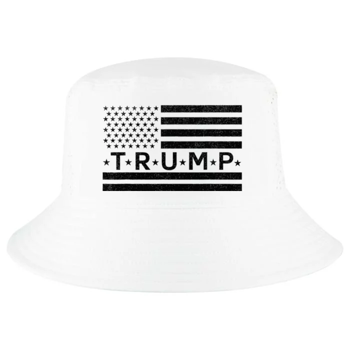 Donald Trump American Flag Cool Comfort Performance Bucket Hat