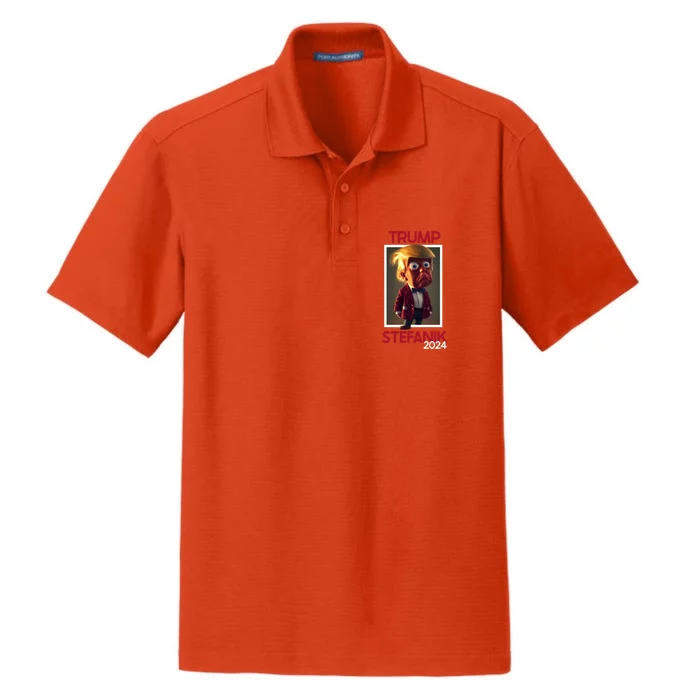 Donald Trump And Elise Stefanik Election 2024 Gift Dry Zone Grid Performance Polo