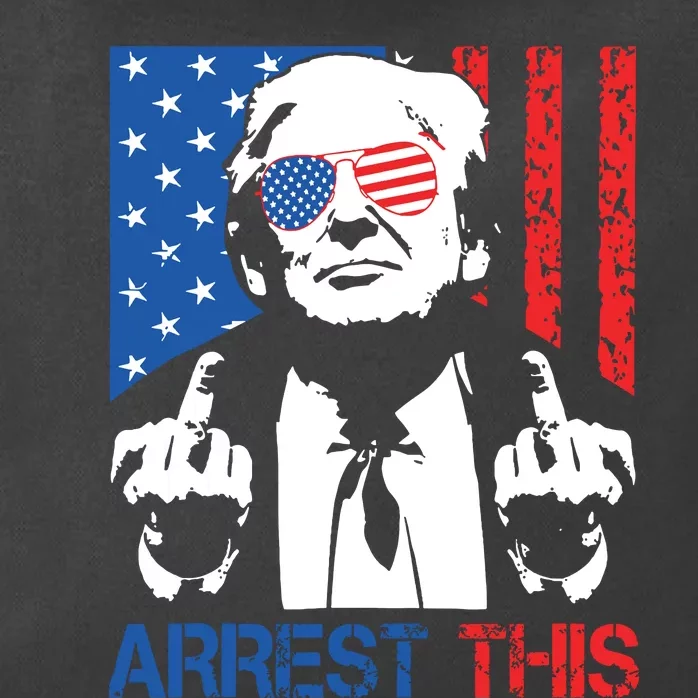 Donald Trump Arrest This Fingers 2024 Election Pro Trump Zip Tote Bag