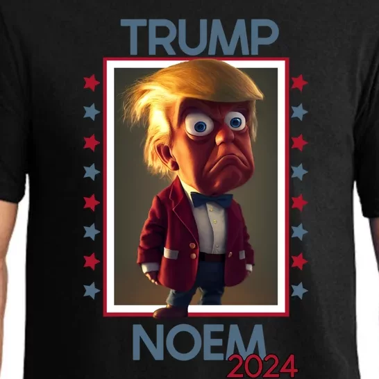 Donald Trump And Kristi Noem Election 2024 Funny Gift Pajama Set