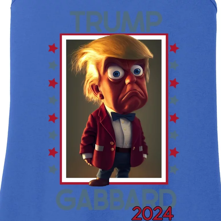 Donald Trump And Tulsi Gabbard Election 2024 Funny Gift Ladies Essential Tank