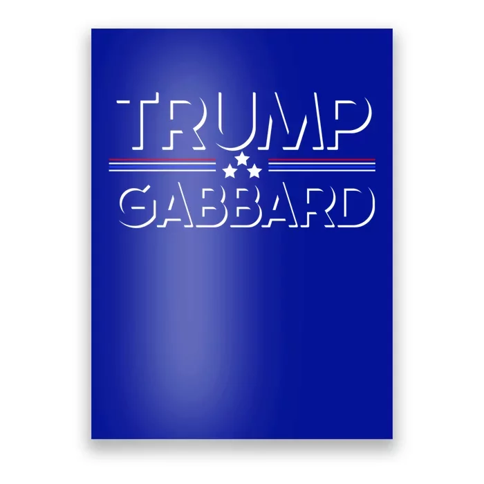 Donald Trump And Tulsi Gabbard Election 2024 Great Gift Poster