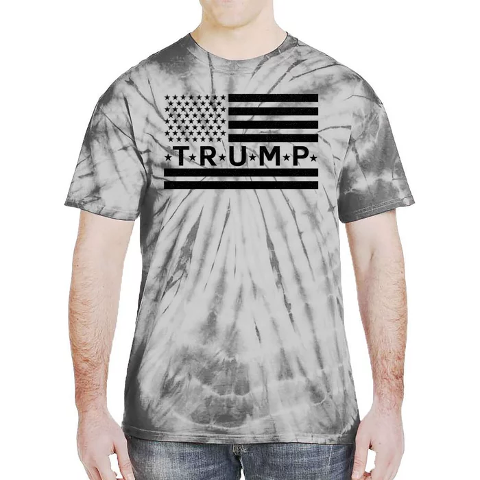 Donald Trump American Flag Rambling Republican Tie-Dye T-Shirt