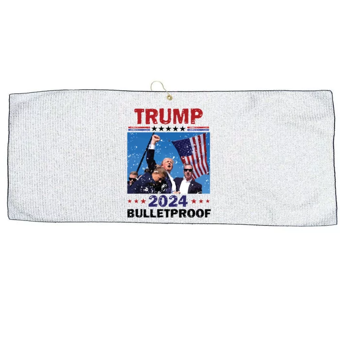 Donald Trump Assassination Still Standing Trump Shooting Large Microfiber Waffle Golf Towel