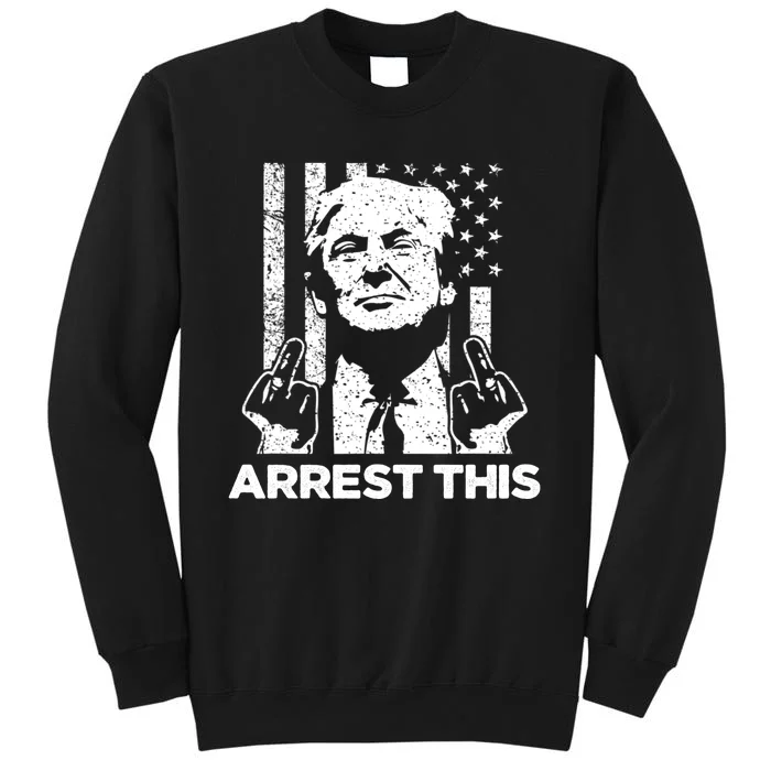 Donald Trump Arrest This Fingers 2024 Election Tall Sweatshirt