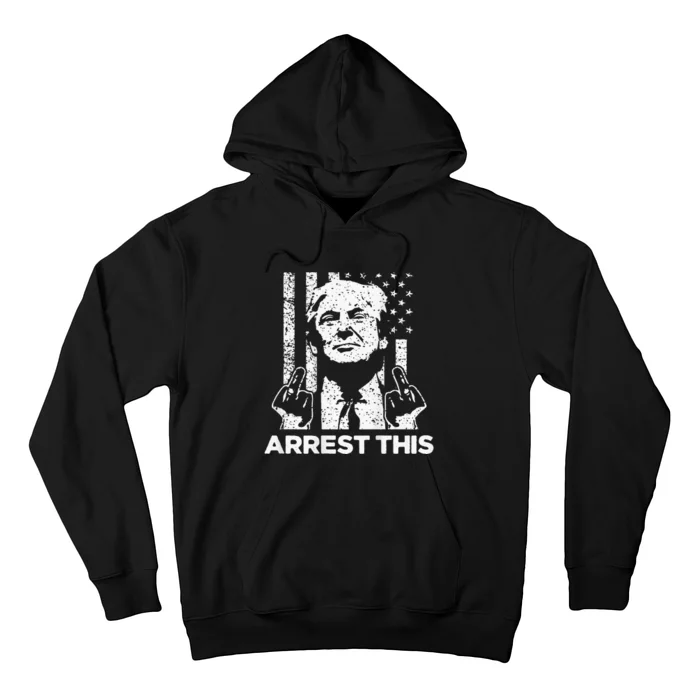 Donald Trump Arrest This Fingers 2024 Election Hoodie