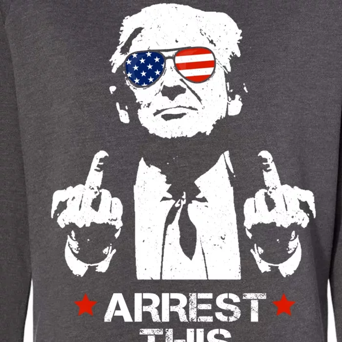 Donald Trump Arrest This Funny 2024 Election Womens California Wash Sweatshirt