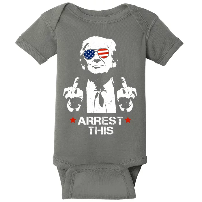 Donald Trump Arrest This Funny 2024 Election Baby Bodysuit