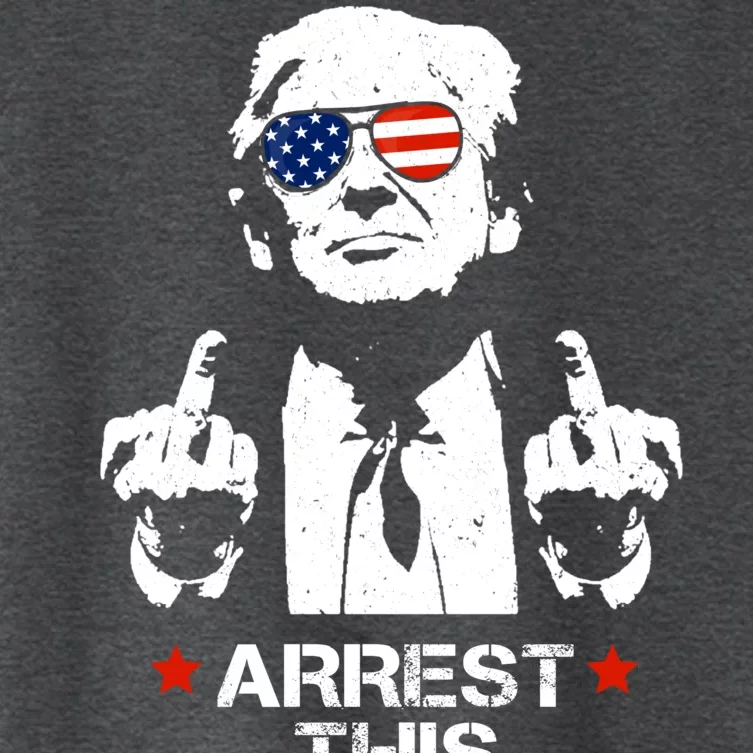 Donald Trump Arrest This Funny 2024 Election Women's Crop Top Tee