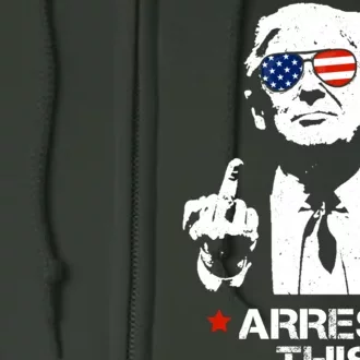 Donald Trump Arrest This Funny 2024 Election Full Zip Hoodie