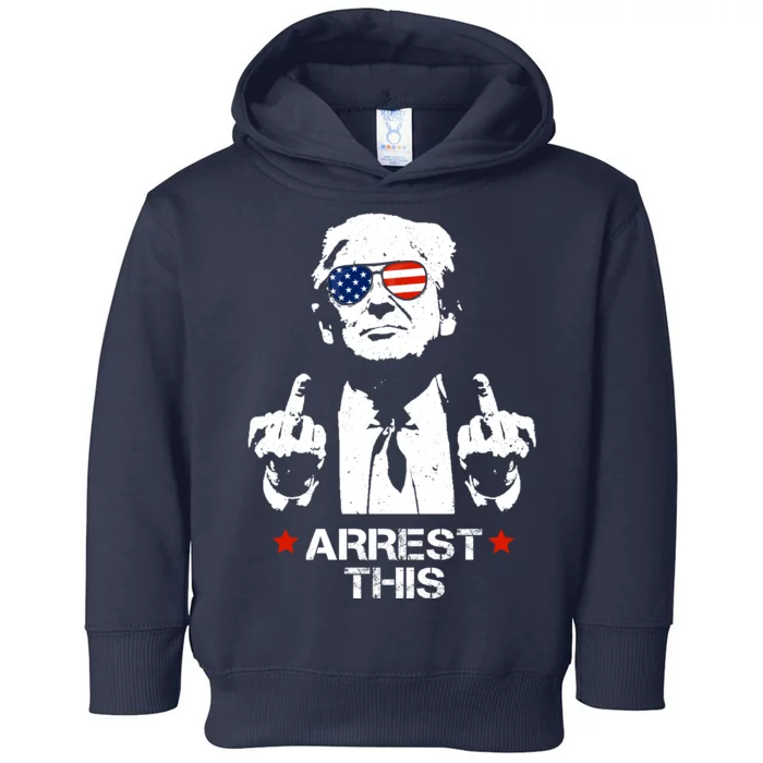 Donald Trump Arrest This Funny 2024 Election Toddler Hoodie