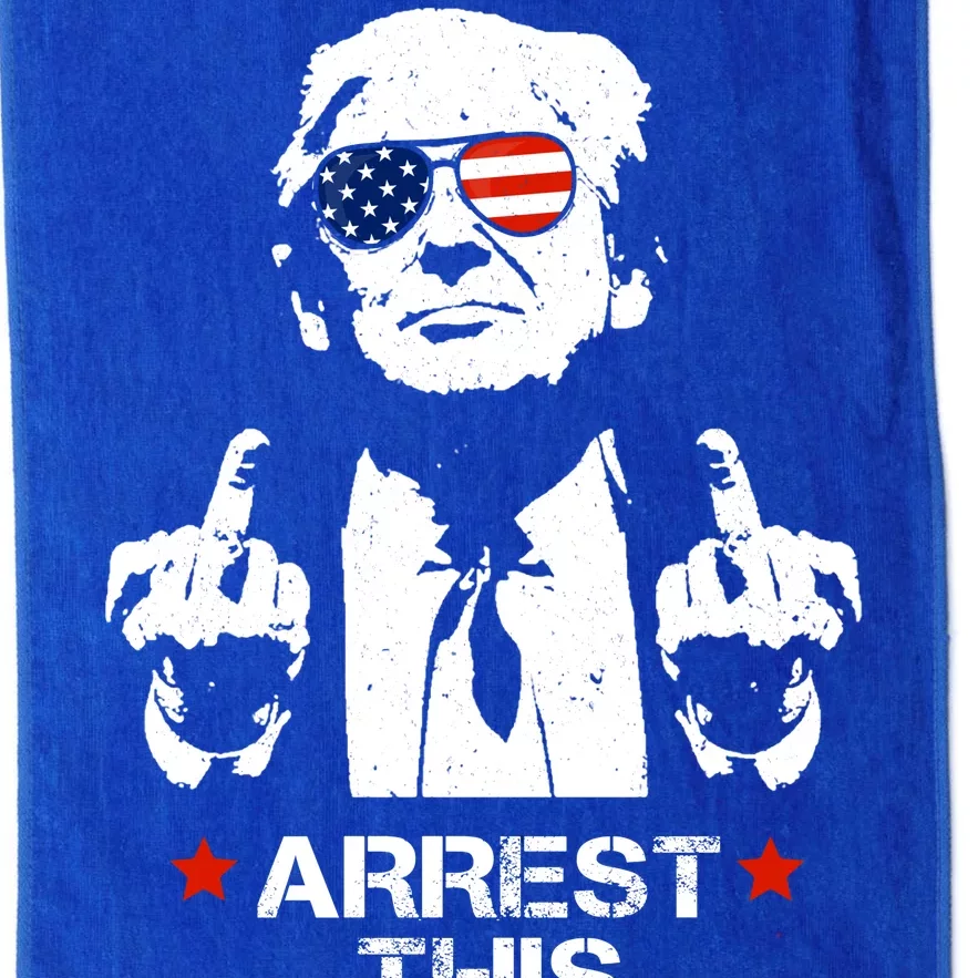 Donald Trump Arrest This Funny 2024 Election Platinum Collection Golf Towel