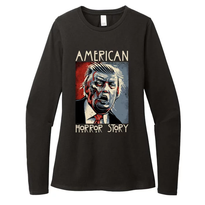 Donald Trump American Horror Story Womens CVC Long Sleeve Shirt