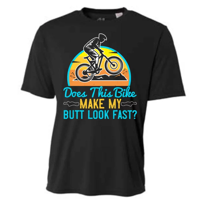 Does This Bike Make My Butt Look Fast Mountain Biking Cooling Performance Crew T-Shirt