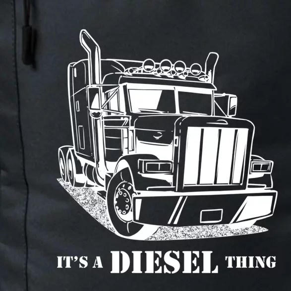 Diesel Thing Big Rig Semi Trailer Truck Driver Trucker Gift Daily Commute Backpack