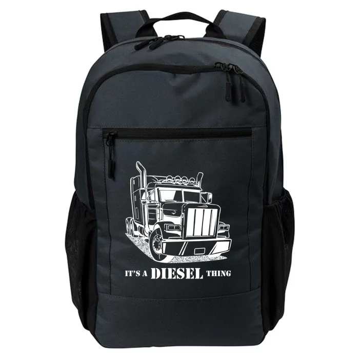 Diesel Thing Big Rig Semi Trailer Truck Driver Trucker Gift Daily Commute Backpack