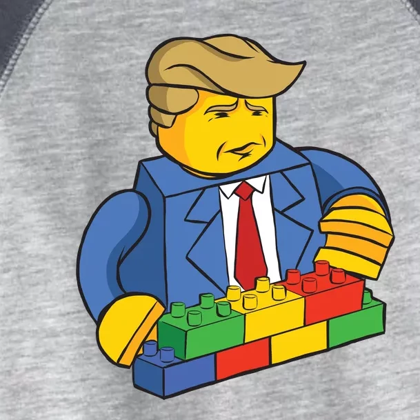 Donald Trump Building Wall Funny Toy Toddler Fine Jersey T-Shirt