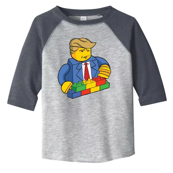 Donald Trump Building Wall Funny Toy Toddler Fine Jersey T-Shirt