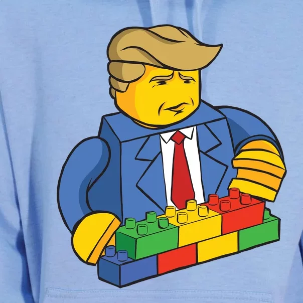 Donald Trump Building Wall Funny Toy Unisex Surf Hoodie