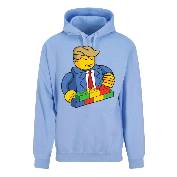 Donald Trump Building Wall Funny Toy Unisex Surf Hoodie