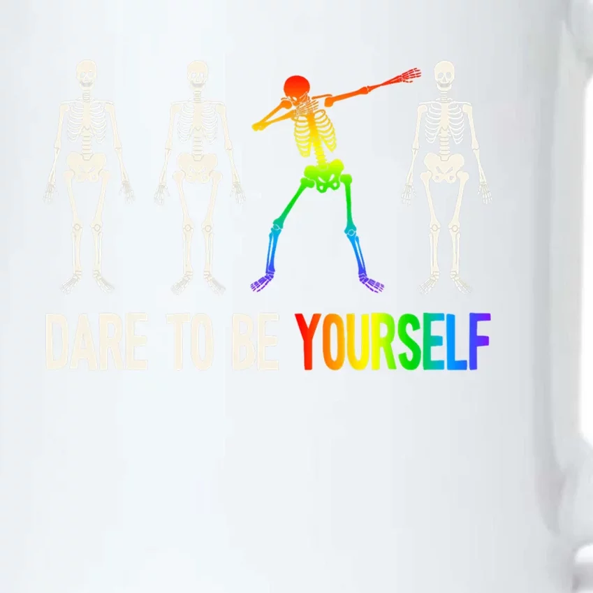 Dare To Be Yourself Gift Lgbt Pride Gift Lgbtq Gift Black Color Changing Mug