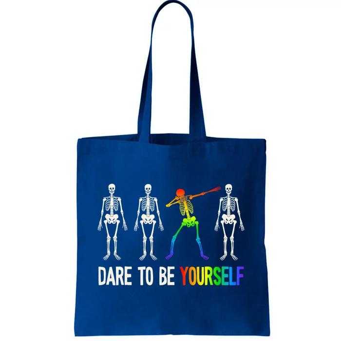 Dare To Be Yourself Gift Lgbt Pride Gift Lgbtq Gift Tote Bag