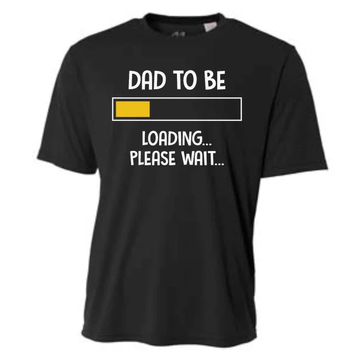 Dad To Be Loading Please Wait Fathers Day Cooling Performance Crew T-Shirt