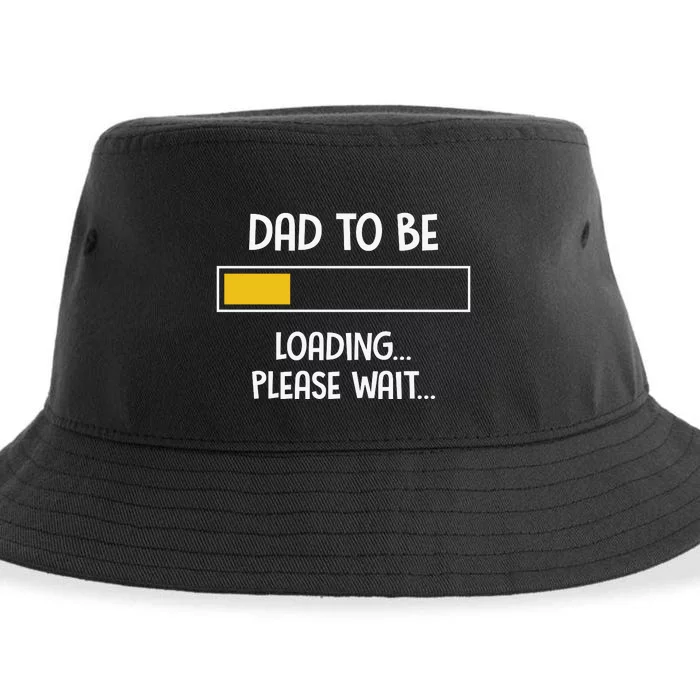 Dad To Be Loading Please Wait Fathers Day Sustainable Bucket Hat