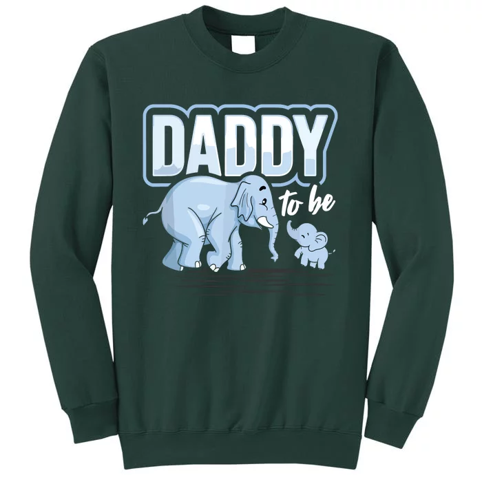 Daddy To Be Elephant Baby Shower Pregnancy Gift Soon To Be Tall Sweatshirt