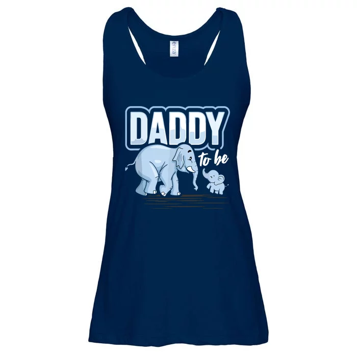 Daddy To Be Elephant Baby Shower Pregnancy Gift Soon To Be Ladies Essential Flowy Tank