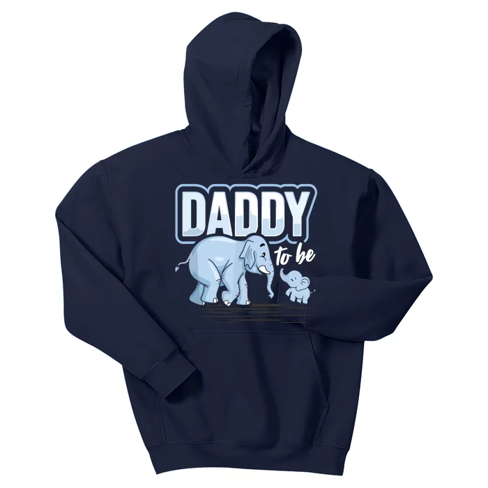 Daddy To Be Elephant Baby Shower Pregnancy Gift Soon To Be Kids Hoodie