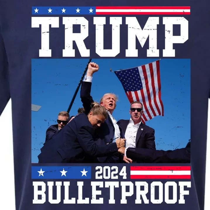 Donald Trump Bulletproof Fight Fist Legend 2024 Sueded Cloud Jersey T-Shirt